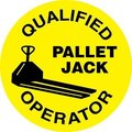 Nmc Qualified Pallet Jack Operator Hard Hat Label, Pk25 HH85